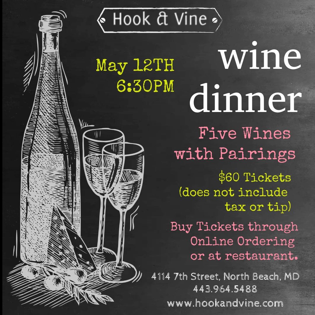 Hook & Vine Kitchen and Bar Restaurant, North Beach, MD